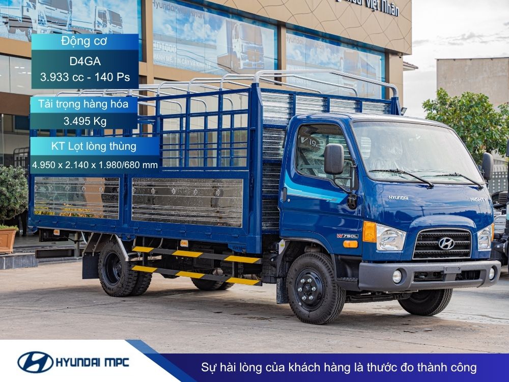 Giá xe tải Hyundai New Mighty W750 Series 3.5 tấn Thành Công